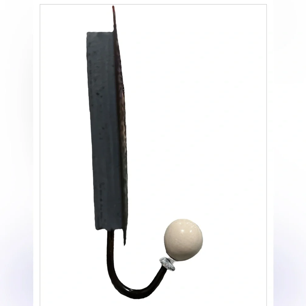 Decorative Wall Hook Square Shape with White Ball Wall Hanger Hanging decor